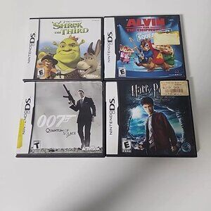 lot of 4 nintendo ds games 007, Harry Potter, And More